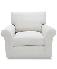 Reiter Fabric Swivel Arm Chair, Exclusively at Macy's