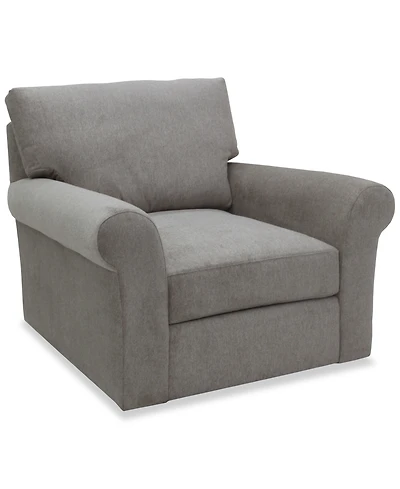 Reiter Fabric Swivel Arm Chair, Exclusively at Macy's