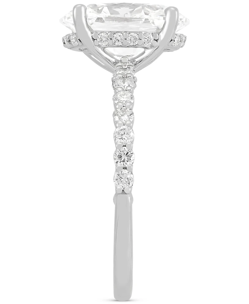 Grown With Love Certified Lab Diamond Engagement Ring (3-1/2 ct. t.w.) 14k White Gold