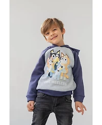 Bluey Toddler Boys Mom Dad Bingo Fleece Hoodie to