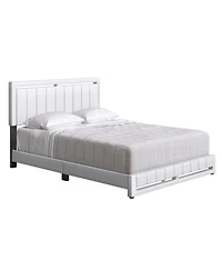 Boyd Sleep Belle Upholstered Platform Bed with Headboard, Mattress Foundation Strong 14 Wood Slat Supports, No Box Spring Required