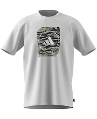 adidas Men's Regular-Fit Camo Logo Graphic T-Shirt