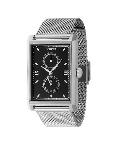 Invicta Men's 46860 Vintage Quartz Multifunction Black Dial Watch