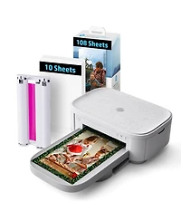 Hp Sprocket Studio Plus 4x6 Wireless Instant Photo Printer – 118 Sheets & Cartridge Bundle