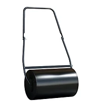 Outsunny Durhand 38L Heavy Duty Push/Tow Poly Lawn Roller, U-handle Garden Roller