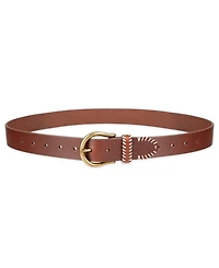 Levi's Women's Western Genuine Leather Contrast Stitch Belt