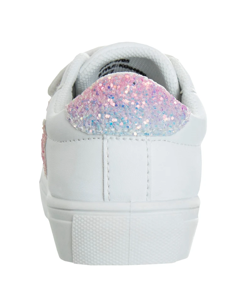 Kensie Girl Toddler Glittery Casual Sneakers