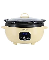 MegaChef 6.5 Quart Oval Electric Slow Cooker