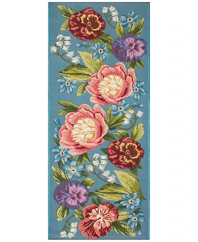 Liora Manne' Esencia Secret Garden 1'11"x4'11" Runner Area Rug