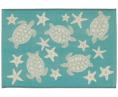 Liora Manne' Esencia Turtle and Stars 2'5"x3'11" Area Rug
