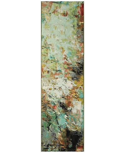 Liora Manne' Marina Cirque 1'11"x7'6" Runner Area Rug