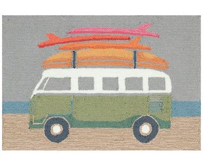 Liora Manne' Frontporch Van Life 2'6"x4' Area Rug