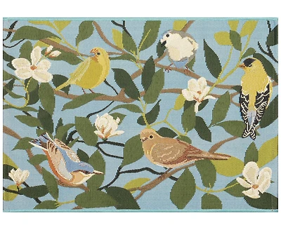 Liora Manne' Esencia Floral Finches 2'5"x3'11" Area Rug