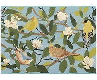 Liora Manne Esencia Floral Finches Rug Collection