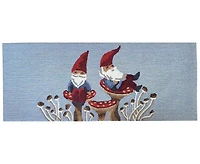 Liora Manne' Frontporch Welcome Gnome 2'x5' Runner Area Rug