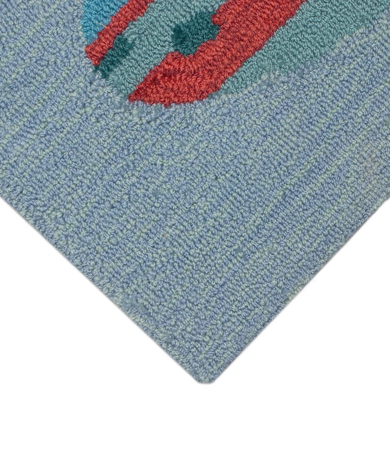 Liora Manne' Frontporch Fishes 2'x5' Runner Area Rug