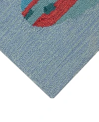 Liora Manne' Frontporch Fishes 2'x5' Runner Area Rug