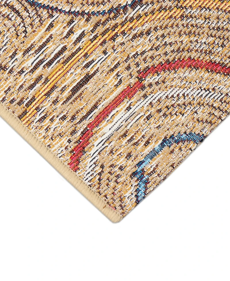 Liora Manne' Esencia Basket Circles 2'5"x3'11" Area Rug
