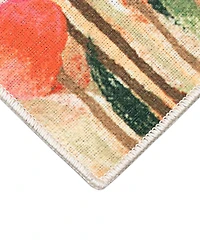 Liora Manne' Impressions Poppies 1'11"x4'11" Runner Area Rug