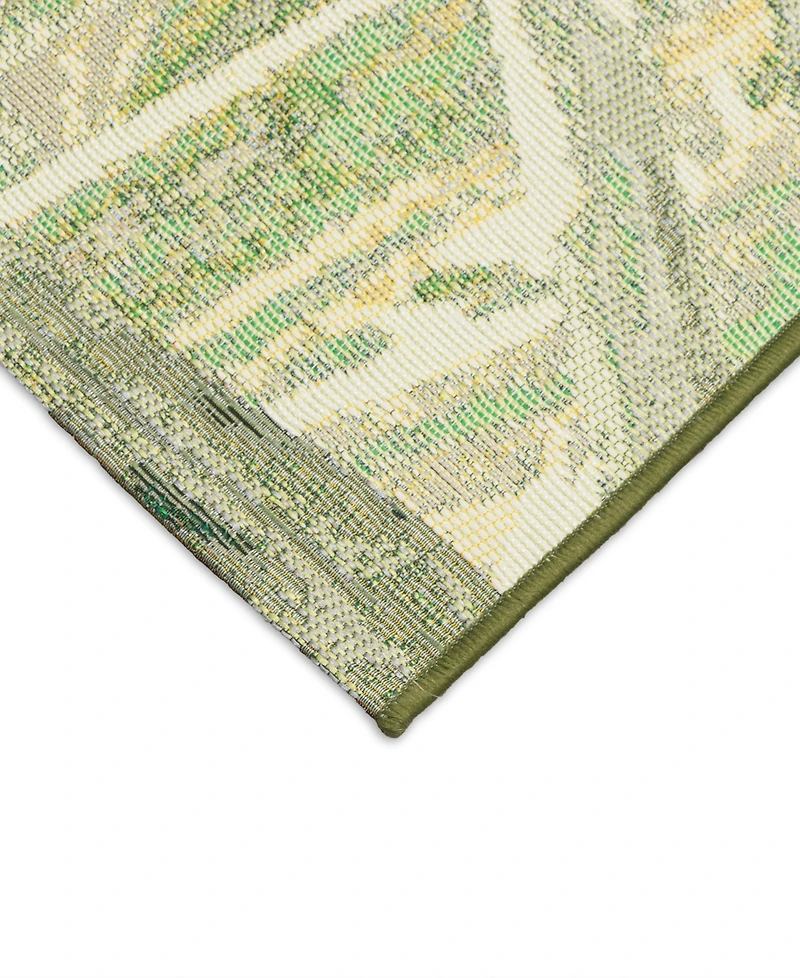 Liora Manne' Esencia Palm Fan 1'11"x4'11" Runner Area Rug