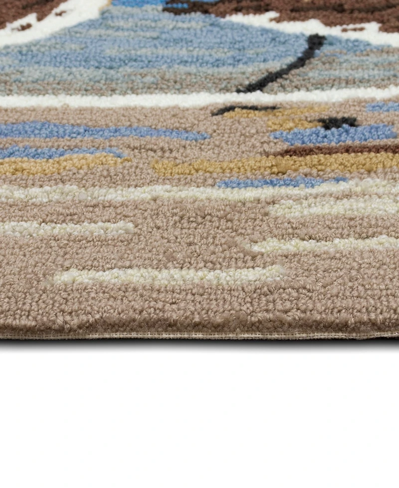 Liora Manne' Frontporch Sandpipers 2'x3' Area Rug