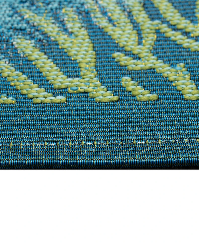 Liora Manne' Esencia Coral Garden 1'11"x4'11" Runner Area Rug