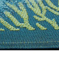 Liora Manne' Esencia Coral Garden 1'11"x4'11" Runner Area Rug