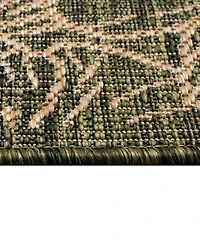 Liora Manne' Carmel Botanical 7'10"x7'10" Round Area Rug