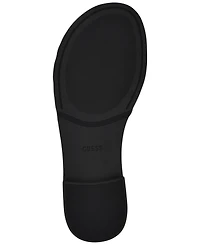 Guess Women's Elyho Logo Cutout Flat Jelly Sandals