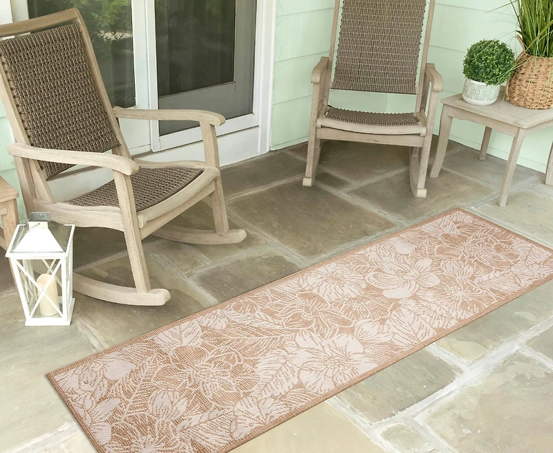 Liora Manne' Carmel Botanical 1'11"x4'11" Runner Area Rug