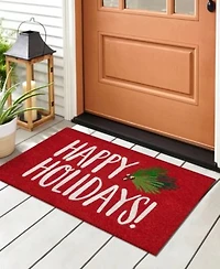 Liora Manne Natura Happy Holidays Holly Rug Collection