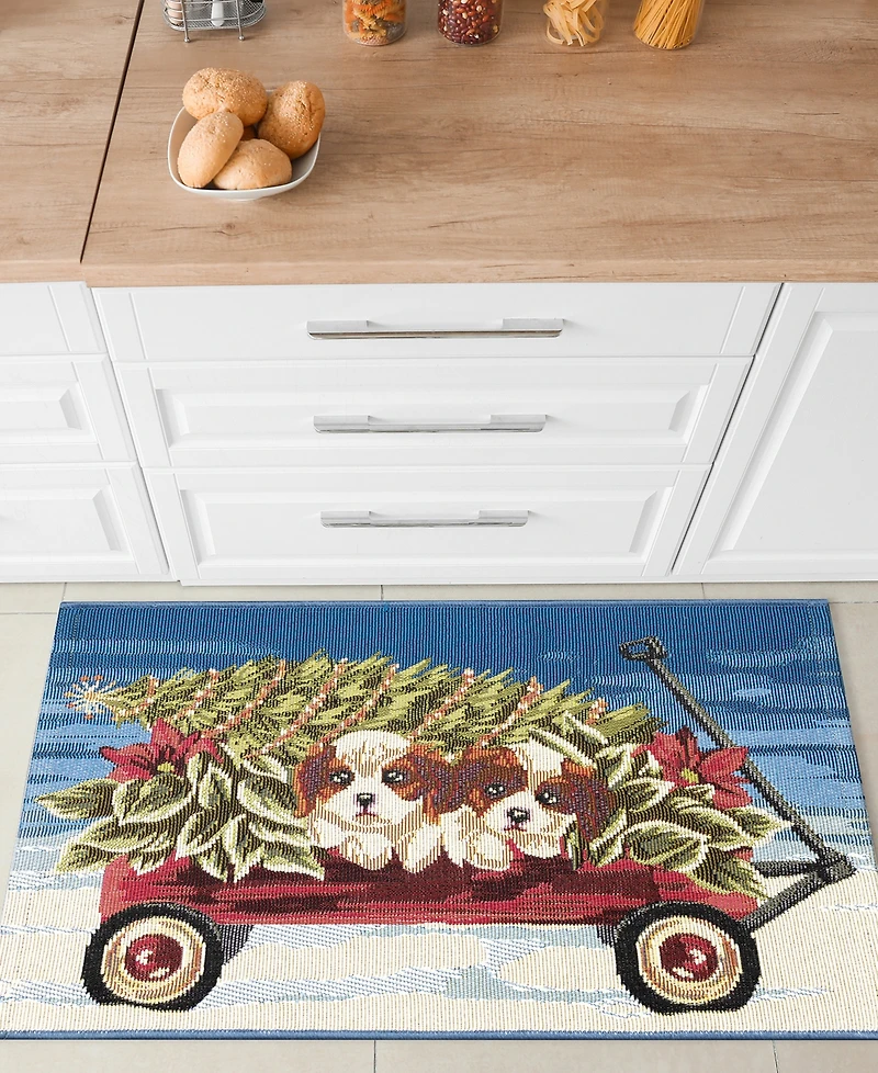 Liora Manne' Esencia Wagon Wonderland 2'5"x3'11" Area Rug