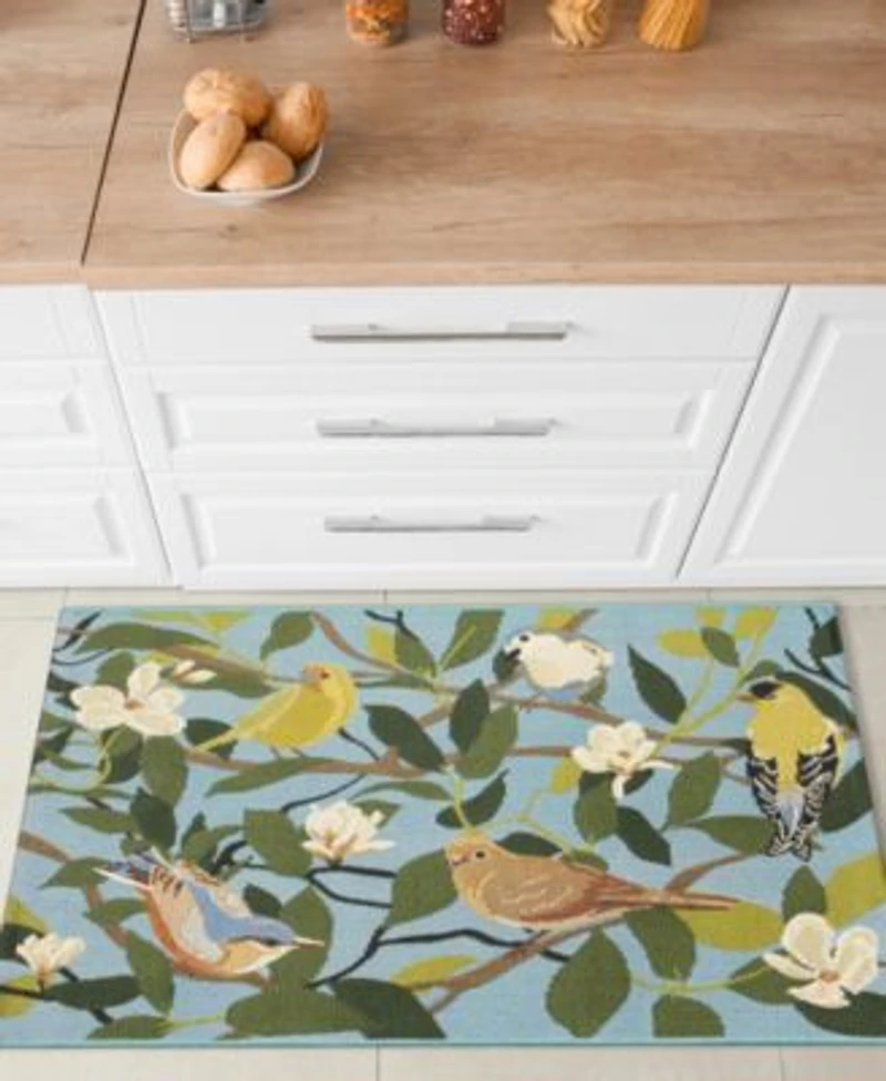 Liora Manne Esencia Floral Finches Rug Collection