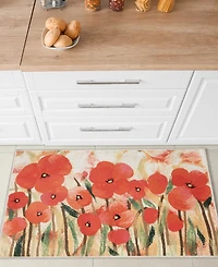 Liora Manne' Impressions Poppies 2'5"x3'11" Area Rug