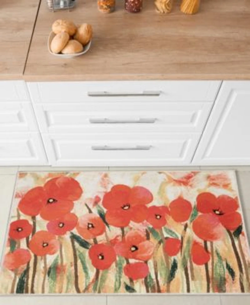 Liora Manne Impressions Poppies Rug Collection