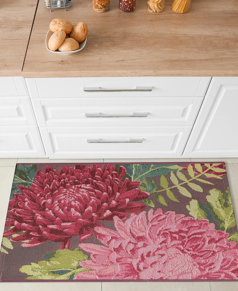 Liora Manne' Esencia Mums 2'5"x3'11" Area Rug