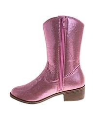 Kensie Girl Little Kids and Big Metallic Cowgirl Boots