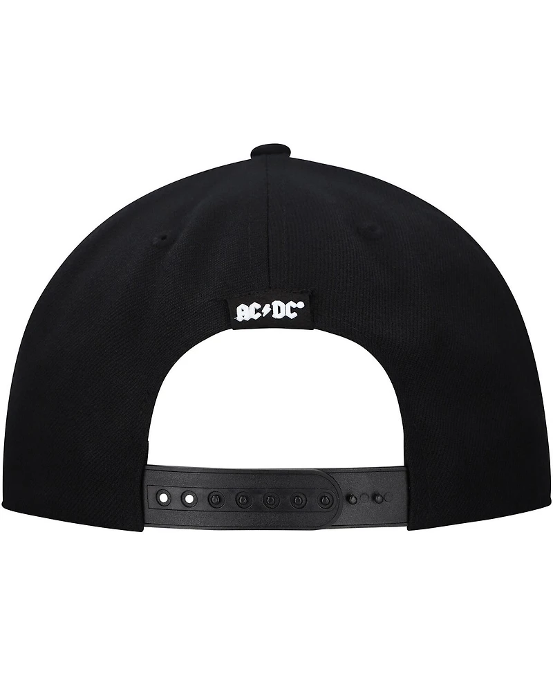 Lids Men's Black Ac/Dc North American Tour 1979 A-Frame Adjustable Hat
