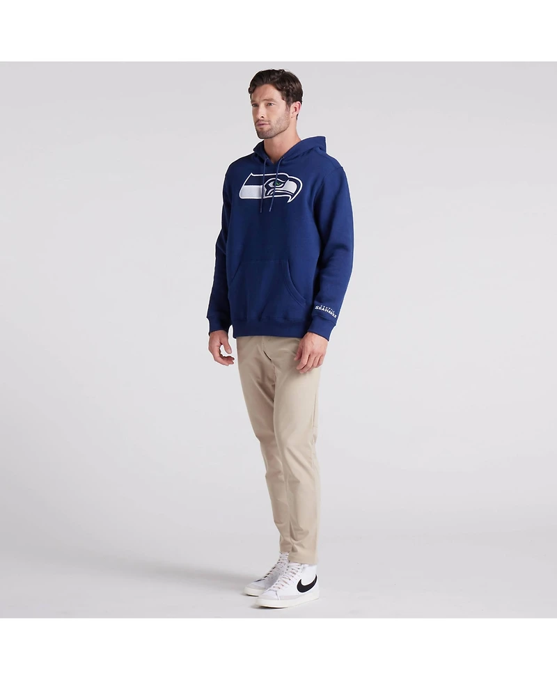 Fanatics Men's Navy Seattle Seahawks Legacy Fleece Pullover Hoodie