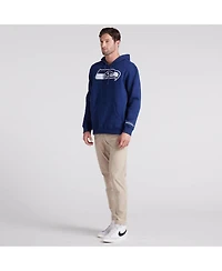 Fanatics Men's Navy Seattle Seahawks Legacy Fleece Pullover Hoodie