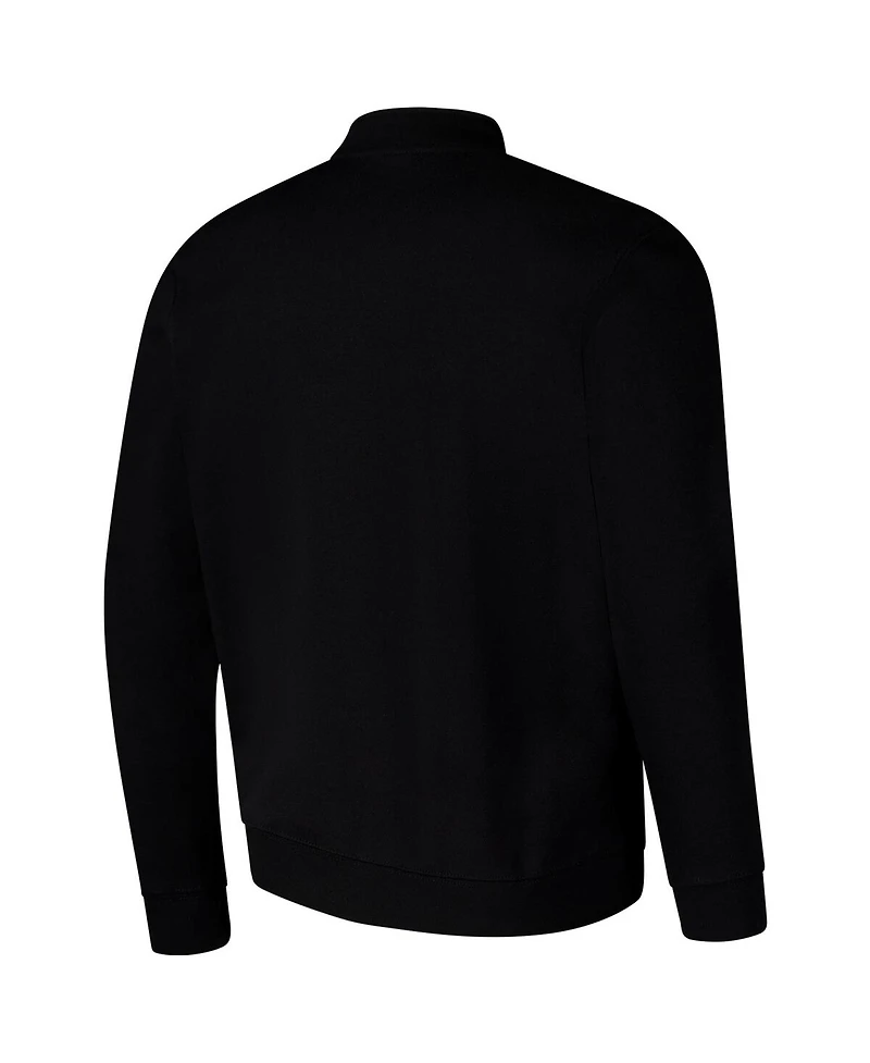 Colosseum Men's Black Vanderbilt Commodores Tortugas Quarter-Zip Sweatshirt