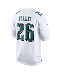 Nike Men's Saquon Barkley Tundra White Philadelphia Eagles Fashion Game Jersey