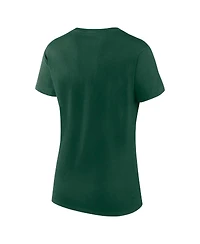 Logo Athletic Women's Green Green Bay Packers Lean T-Shirt