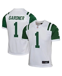 Nike Big Boys and Girls Ahmad Sauce Gardner White New York Jets Classic Alternate Game Jersey
