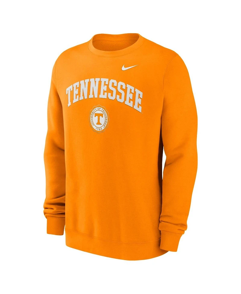 Nike Men's Tennessee Orange Tennessee Volunteers Arched Seal Pullover Sweatshirt