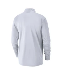 Nike Men's White Philadelphia 76ers 2024/25 City Edition Authentic Coaches Performance Half-Zip Top