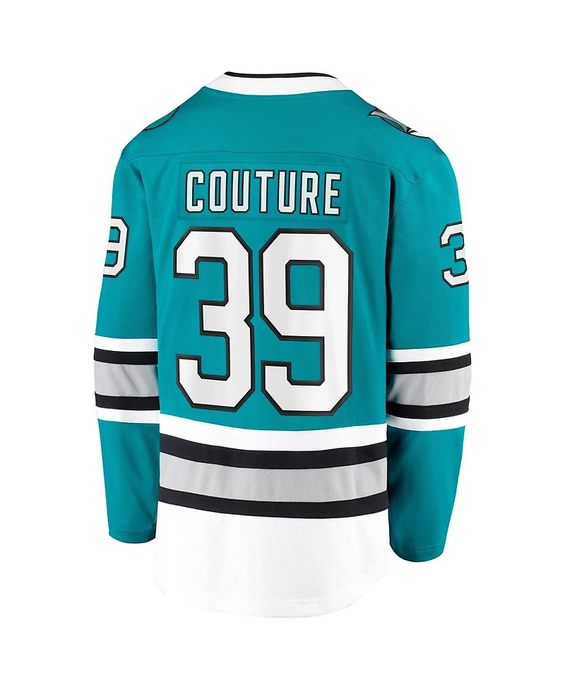 Fanatics Men's Logan Couture Teal San Jose Sharks 30th Anniversary Premier Breakaway Player Jersey