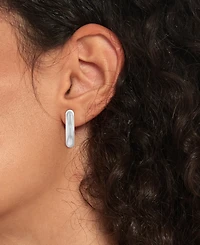 Tommy Hilfiger Circle Small Hoop Earrings, 0.86"