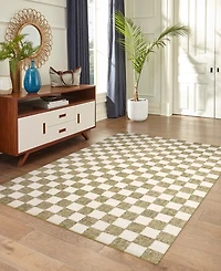 Liora Manne' Savannah Checkerboard 5'x7'6" Area Rug