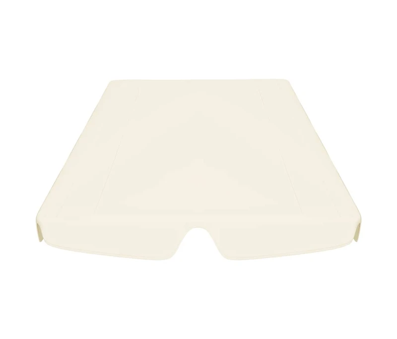 vidaXL Replacement Canopy for Garden Swing Cream 59.1"/51.2"x41.3"/27.6"